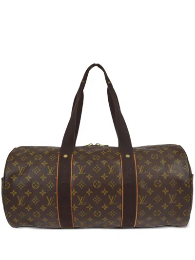 Pre-owned Louis Vuitton 2009 Sporty Beaubourg Duffle Bag In Brown