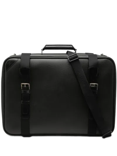 Pre-owned Louis Vuitton 2009 Taiga Satellite 53 Luggage Travel Bag In Black