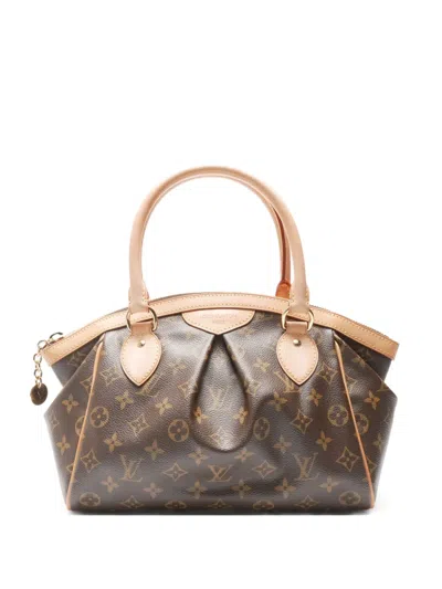 Pre-owned Louis Vuitton 2009 Tivoli Pm Monogram Handbag In Brown