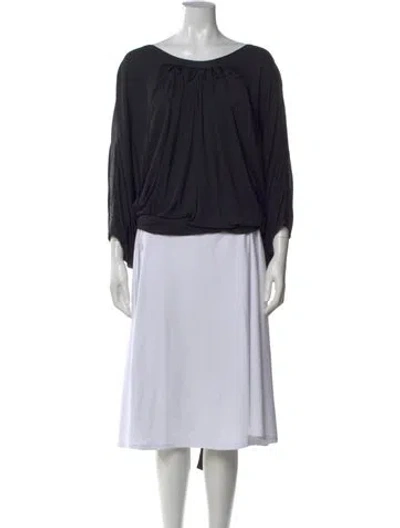 Pre-owned Louis Vuitton 2009 Wool Blouse In Black