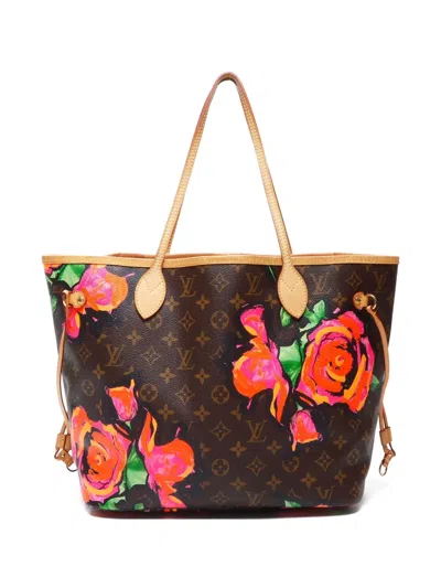 Pre-owned Louis Vuitton 2009 X Stephen Sprouse Neverfull Mm Tote Bag