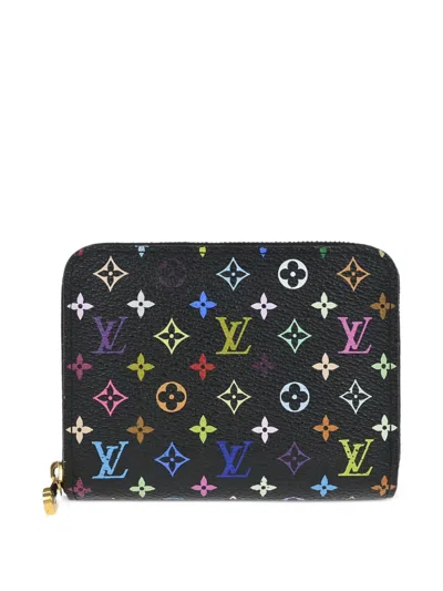 Pre-owned Louis Vuitton 2009 Zip-fastening Wallet In Black