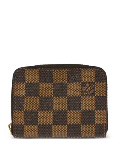 Pre-owned Louis Vuitton 2009 Zippy Wallet In Brown