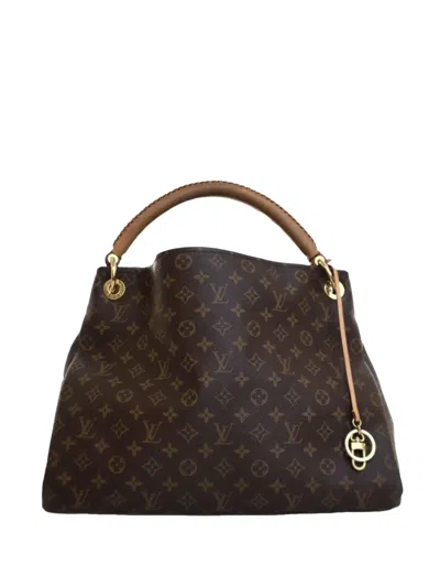Pre-owned Louis Vuitton 2010-2024 Monogram Artsy Mm Hobo Bag In Brown