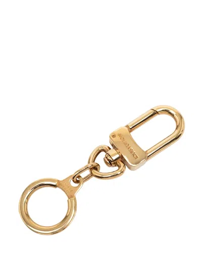 Pre-owned Louis Vuitton 2010-2026 Gold Plated Bolt Extender Ring Key Chain