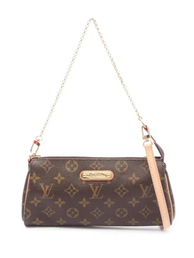 Pre-owned Louis Vuitton 2010-2026 Monogram Eva Satchel In Brown