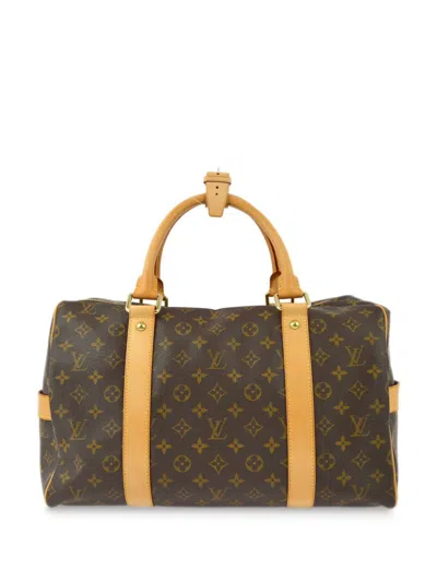 Pre-owned Louis Vuitton 2010 Carryall Travel Bag In Brown