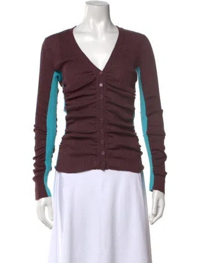 Pre-owned Louis Vuitton 2010 Cashmere Sweater In Purple