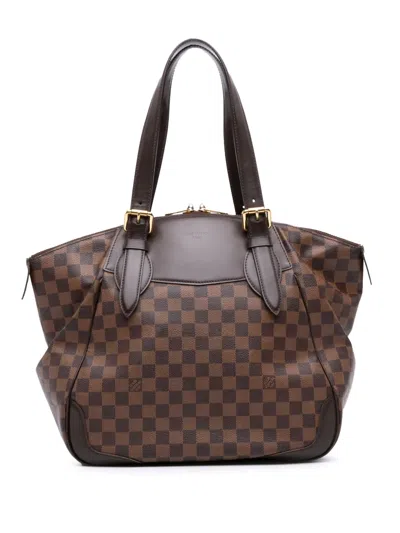 Pre-owned Louis Vuitton 2010 Damier Ebene Verona Gm Shoulder Bag In Brown