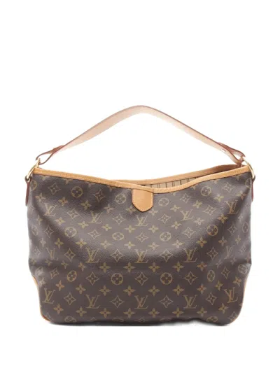 Pre-owned Louis Vuitton 2010 Delightful Pm Shoulder Bag In Brown