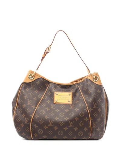 Pre-owned Louis Vuitton 2010 Galliera Pm Shoulder Bag In Brown