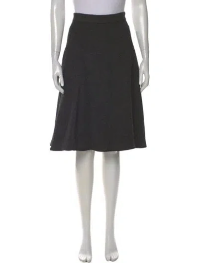 Pre-owned Louis Vuitton 2010 Knee-length Skirt In Gray