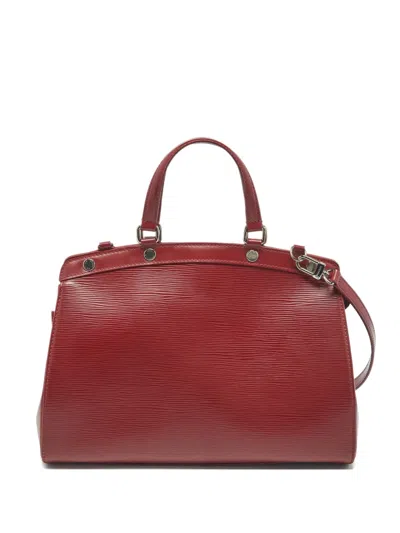 Pre-owned Louis Vuitton 2010 Medium Leather Bag In Red