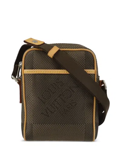 Pre-owned Louis Vuitton 2010 Mini Citadin Shoulder Bag In Brown