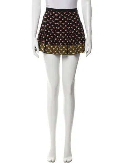 Pre-owned Louis Vuitton 2010 Mini Skirt In Black