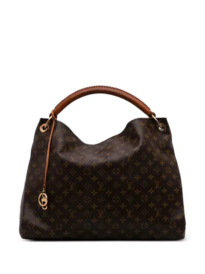 Pre-owned Louis Vuitton 2010 Monogram Artsy Gm Hobo Bag In Brown
