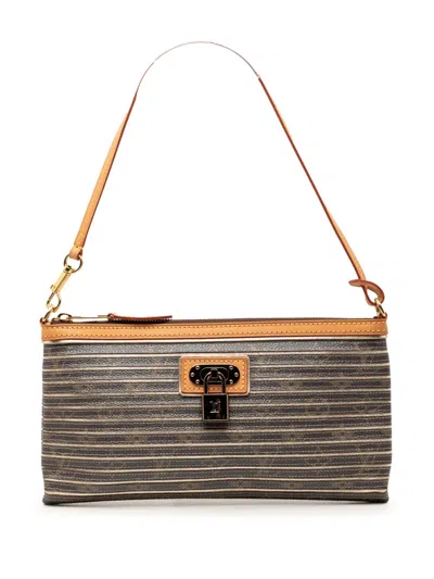 Pre-owned Louis Vuitton 2010 Monogram Eden Zoe Pochette Shoulder Bag In Brown