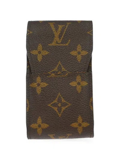 Pre-owned Louis Vuitton 2010 Monogram Etui Accessorie In Brown