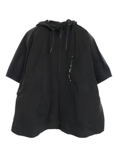 Pre-owned Louis Vuitton 2010 Monogram Hooded Poncho In Black
