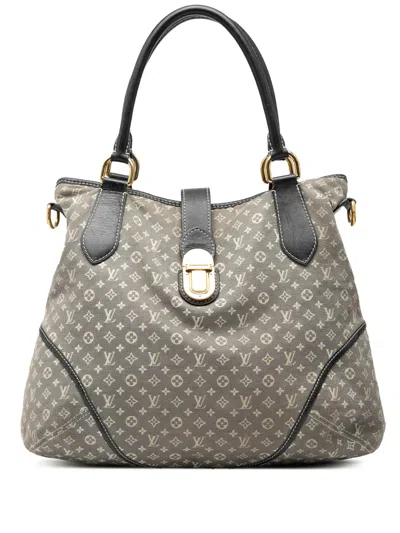 Pre-owned Louis Vuitton 2010 Monogram Idylle Elegie Satchel In Gray