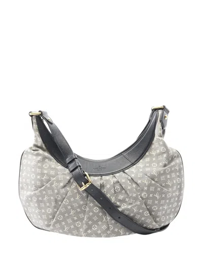 Pre-owned Louis Vuitton 2010 Monogram Idylle Rhapsodie Mm Crossbody Bag In Gray