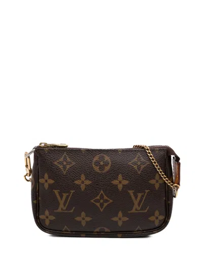 Pre-owned Louis Vuitton 2010 Monogram Mini Pochette Accessoires Handbag
