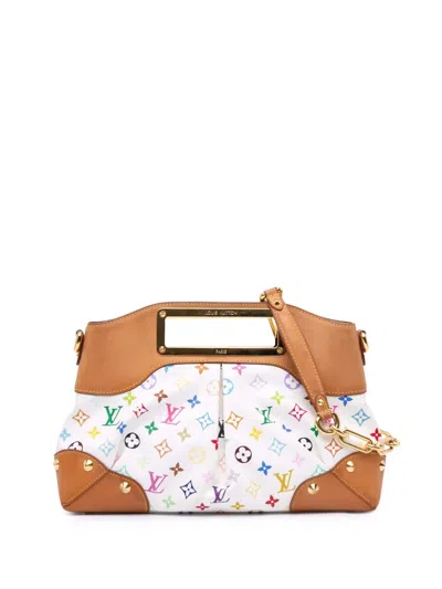 Pre-owned Louis Vuitton 2010 Monogram Multicolore Judy Mm Satchel