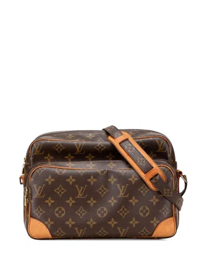 Pre-owned Louis Vuitton 2010 Monogram Nil Crossbody Bag In Brown
