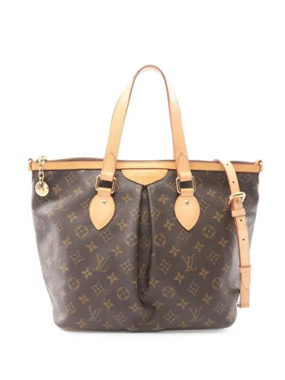 Louis Vuitton 2010 Monogram Palermo Pm Handbag In Brown