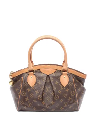 Pre-owned Louis Vuitton 2010 Monogram Tivoli Pm Handbag In Brown