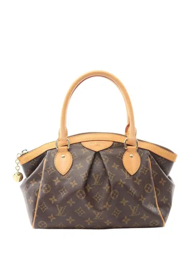 Pre-owned Louis Vuitton 2010 Monogram Tivoli Pm Handbag In Brown