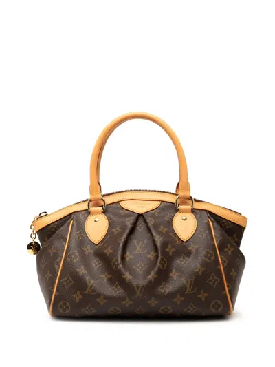 Pre-owned Louis Vuitton 2010 Monogram Tivoli Pm Handbag In Brown