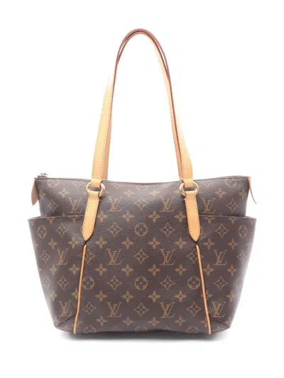Pre-owned Louis Vuitton 2010 Monogram Totally Pm Shoulder Bag In Brown
