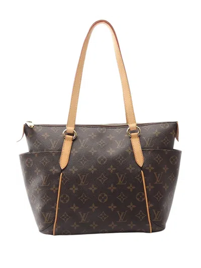Pre-owned Louis Vuitton 2010 Monogram Totally Pm Tote Bag In Brown