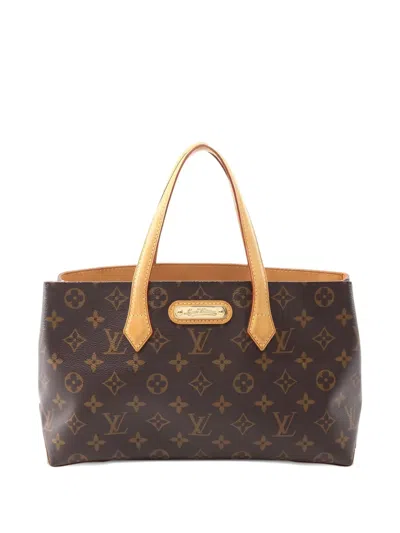 Pre-owned Louis Vuitton 2010 Monogram Tote Bag In Brown