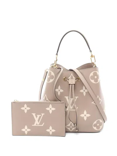 Pre-owned Louis Vuitton 2010 Neo Noe Mm Handbag In Neutral