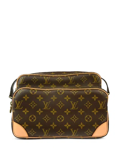 Pre-owned Louis Vuitton 2010 Nile Shoulder Bag In 褐色