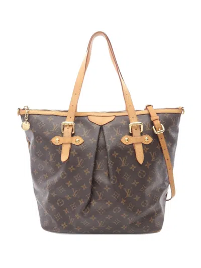 Pre-owned Louis Vuitton 2010 Palermo Gm Shoulder Bag In Brown