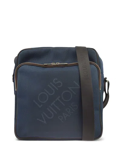 Pre-owned Louis Vuitton 2010 Pilot Shoulder Bag In Blue