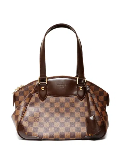 Pre-owned Louis Vuitton 2010 Pm Verona Shoulder Bag In Brown