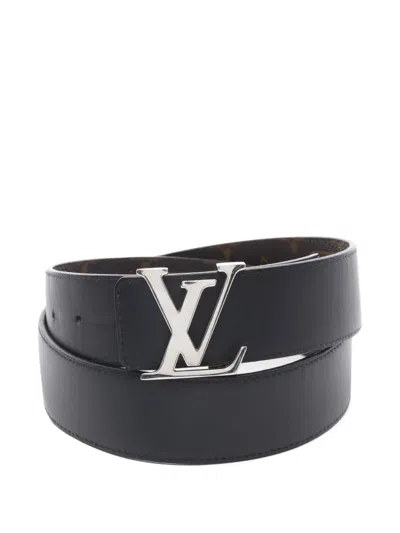 Pre-owned Louis Vuitton 2010 Reversible Lv Buckle Belt