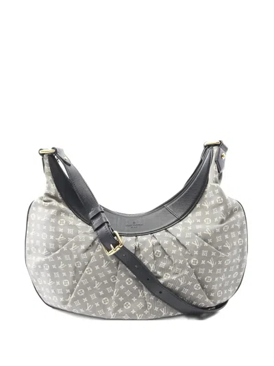 Pre-owned Louis Vuitton 2010 Rhapsody Mm Monogram Shoulder Bag In Gray