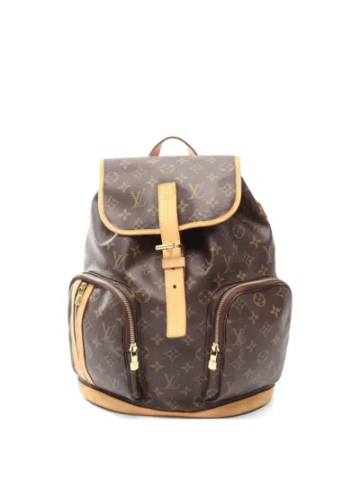 Pre-owned Louis Vuitton 2010 Sac À Dos Bosphore Monogram Backpack In Brown