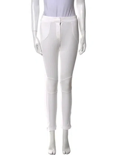 Pre-owned Louis Vuitton 2010 Skinny Leg Pants In White
