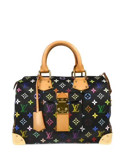 Pre-owned Louis Vuitton 2010 Speedy 30 Handbag In Black