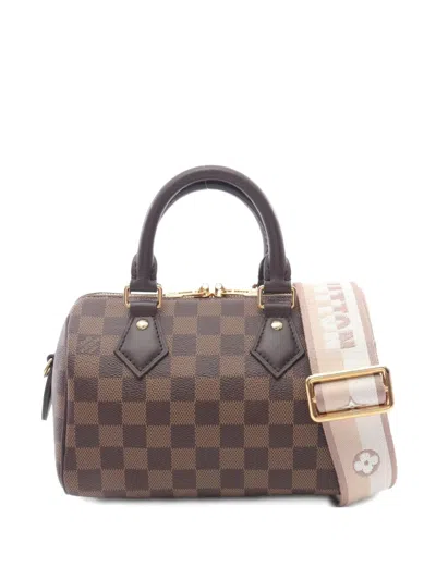 Pre-owned Louis Vuitton 2010 Speedy Bandoulière 20 Handbag In Brown