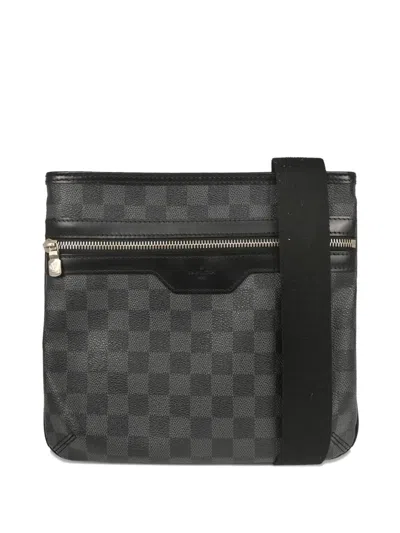 Pre-owned Louis Vuitton 2010 Thomas Cross Body Bag In Black