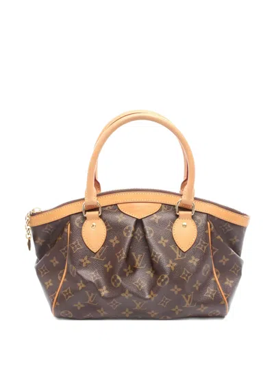 Pre-owned Louis Vuitton 2010 Tivoli Pm Monogram Tote Bag In Brown