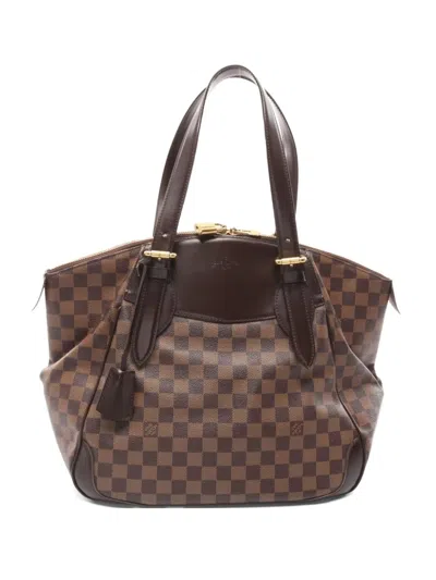 Pre-owned Louis Vuitton 2010 Verona Gm Handbag In Brown
