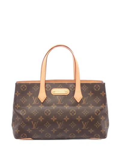 Pre-owned Louis Vuitton 2010 Wilshire Pm Handbag In Brown